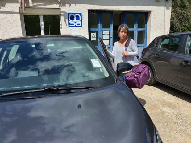 Elodie Cheeseman, infirmière au service de soins MSA Limousin.