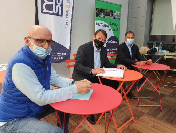 La MSA de la Corse et l’ADMR de Corse du Sud signent une convention pour le lancement du dispositif Bulle d’air.