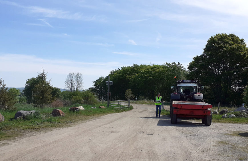 Nasbinals - Vérification sécurité tracteur