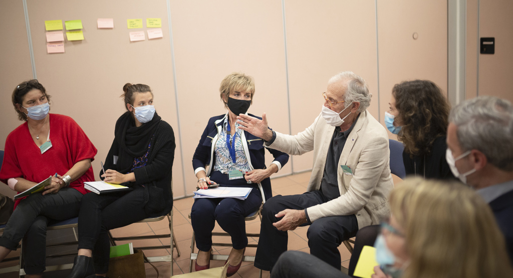 Travaux en ateliers lors de la convention citoyenne de la ruralité organisée par la MSA à Aix-en-Provence