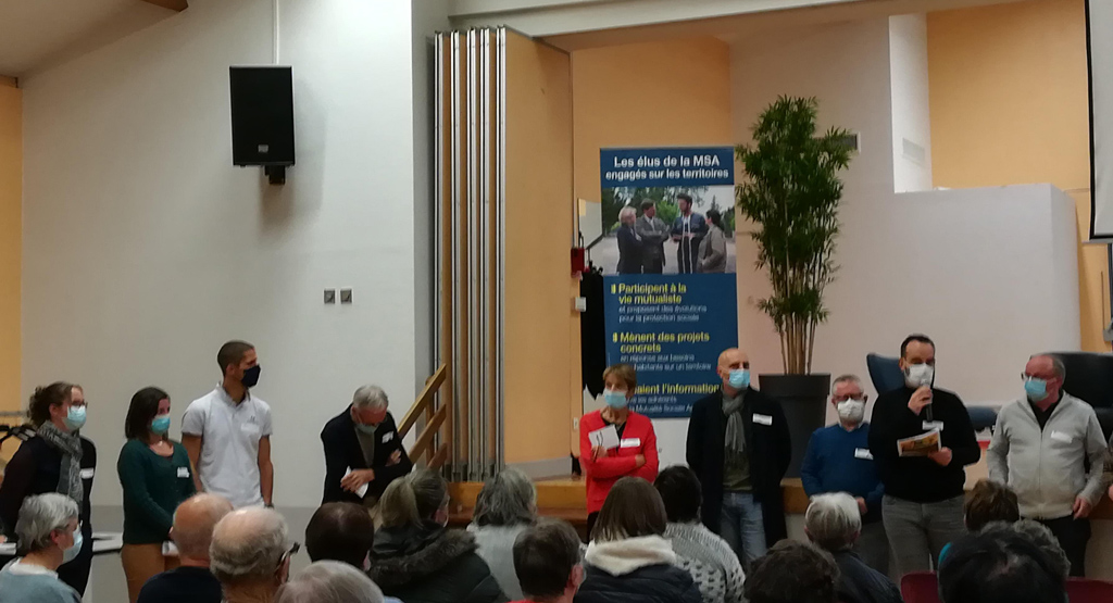 Conférence sur le diabète organisée à l’initiative de 11 délégués MSA du comité local de Cholet 1 Sèvremoine, dans le Maine-et-Loire.