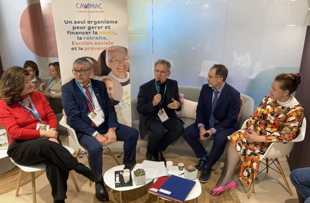 Rencontre avec la Cavimac sur le stand de la MSA pour un partenariat en prévention santé