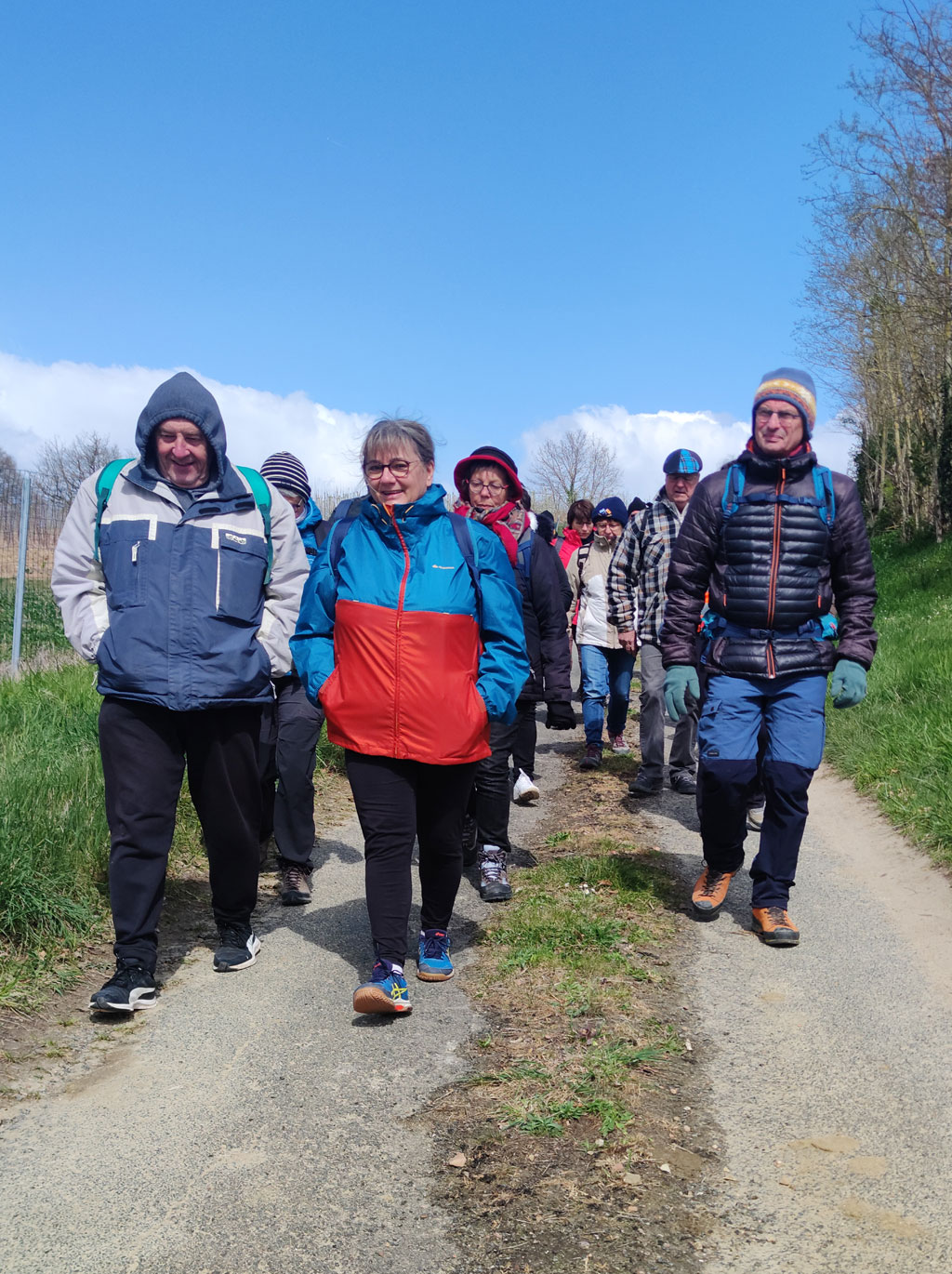 rando paysanne maine et loire avec les délégués MSA