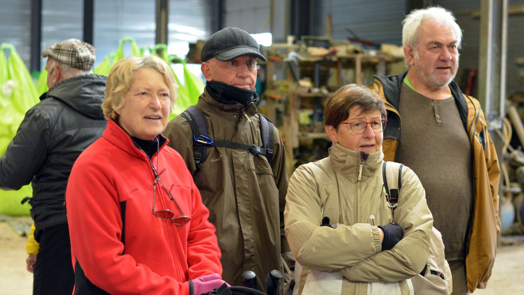 rando paysanne maine et loire avec les délégués MSA