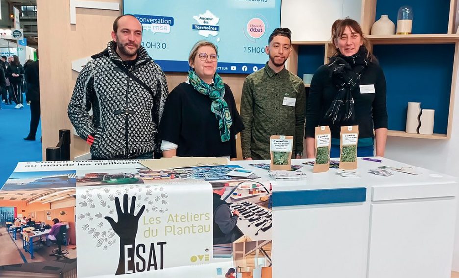 Les ateliers du plantau ESAT au salon de l'agriculture 2023