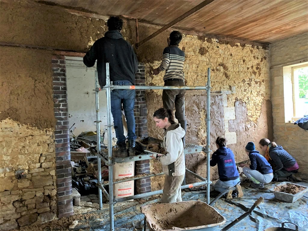 l'arbre agritourisme chantier participatif rénovation ferme